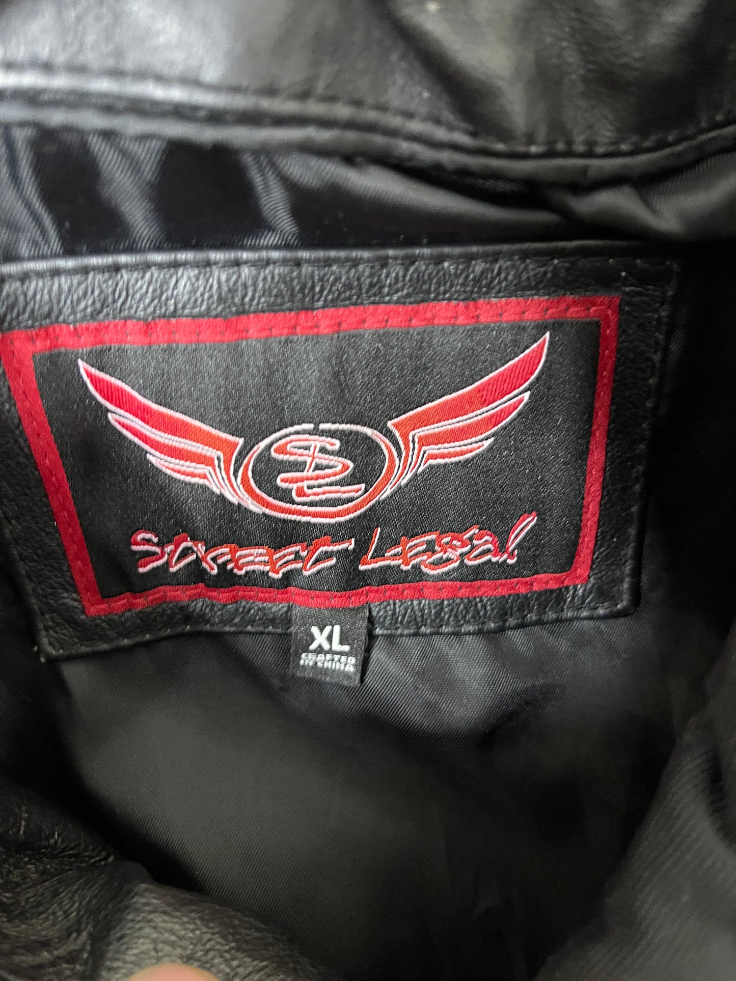 (XL) STREET LEGAL LEATHER JACKET