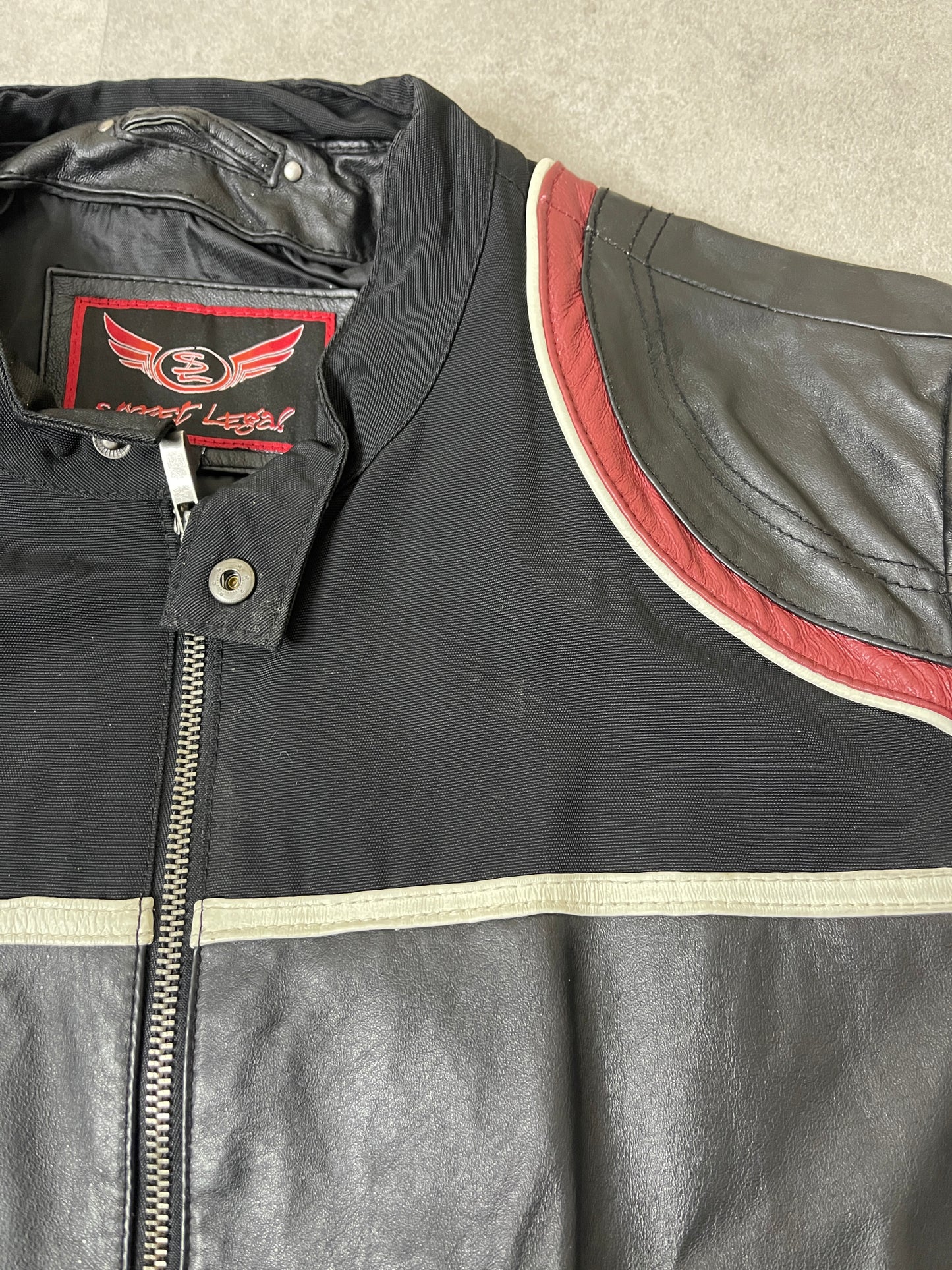 (XL) STREET LEGAL LEATHER JACKET