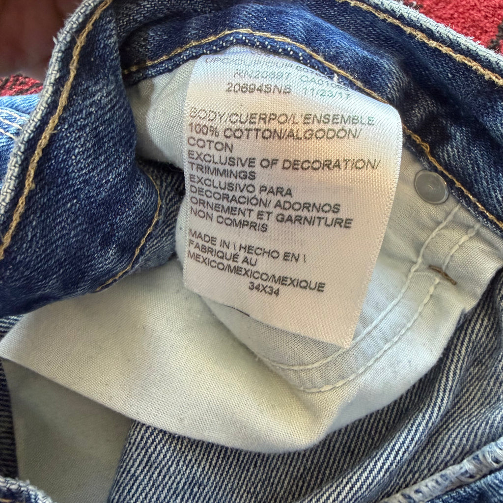 (34X34) DICKIES DOUBLE KNEE JEANS