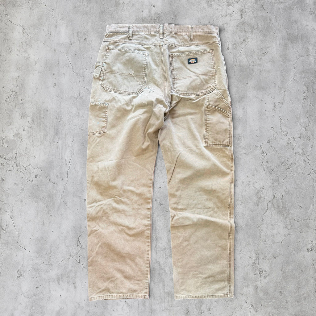(38x34) Brown Dickies painted pants