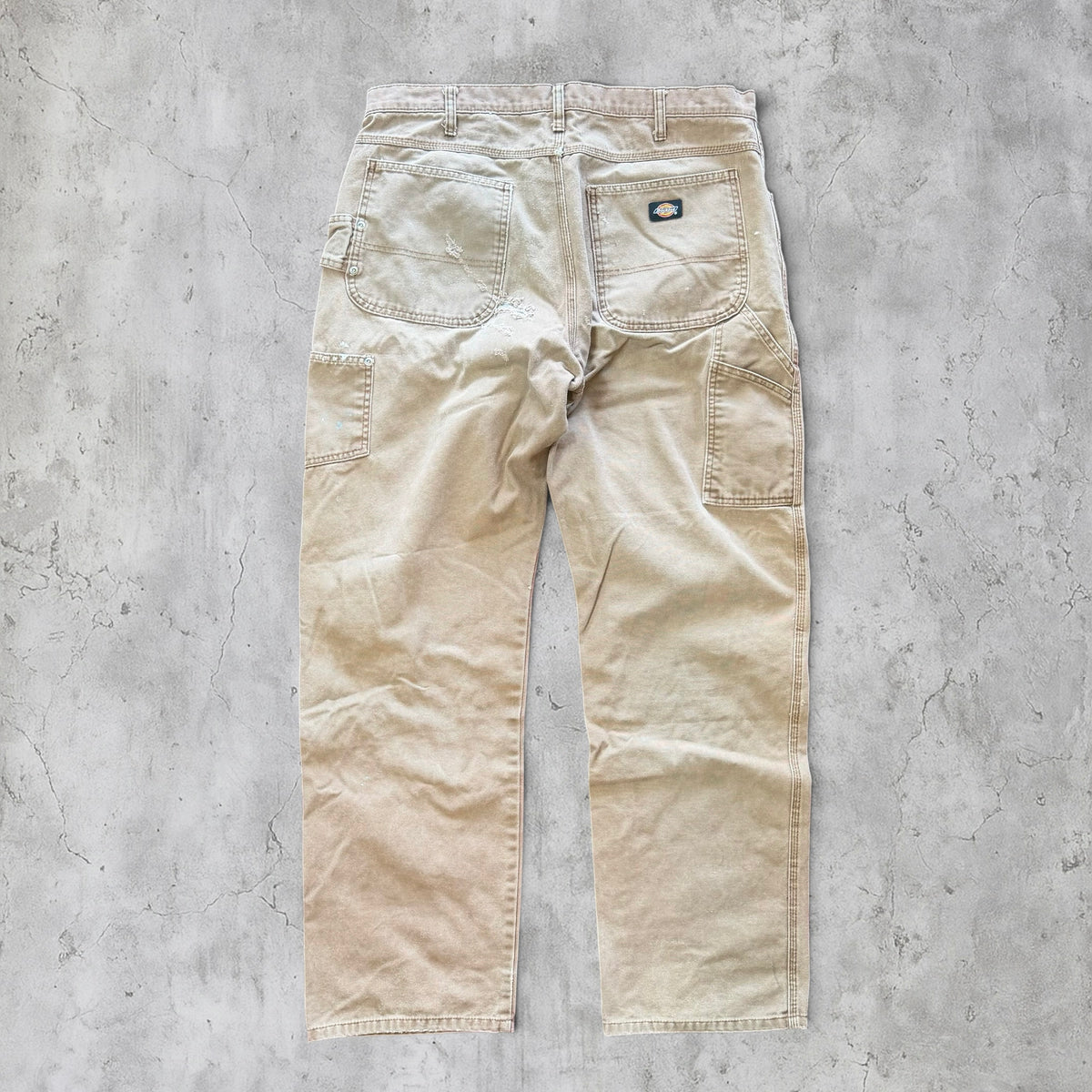 (38x34) Brown Dickies painted pants