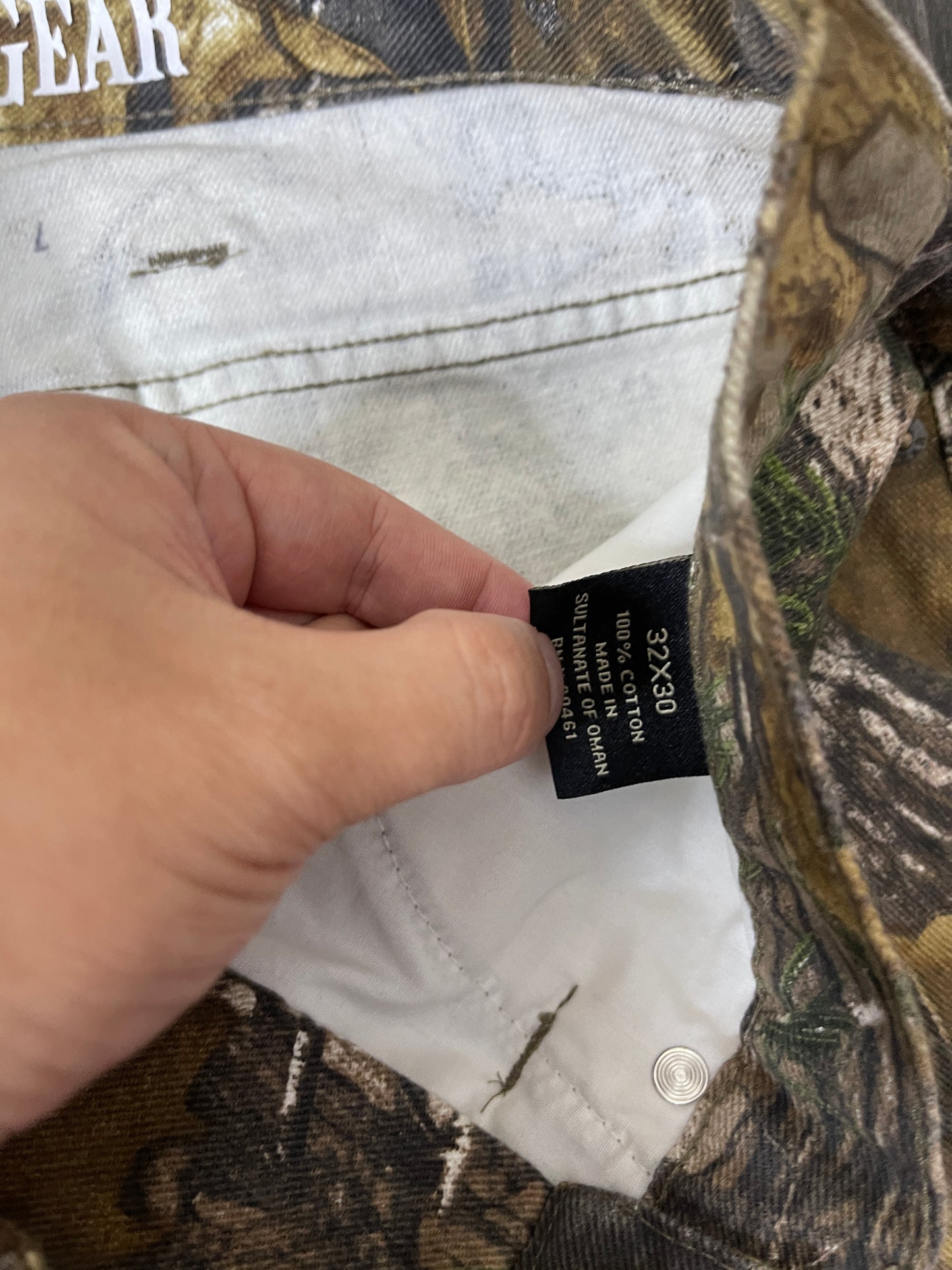 (32X30) CAMO PANTS