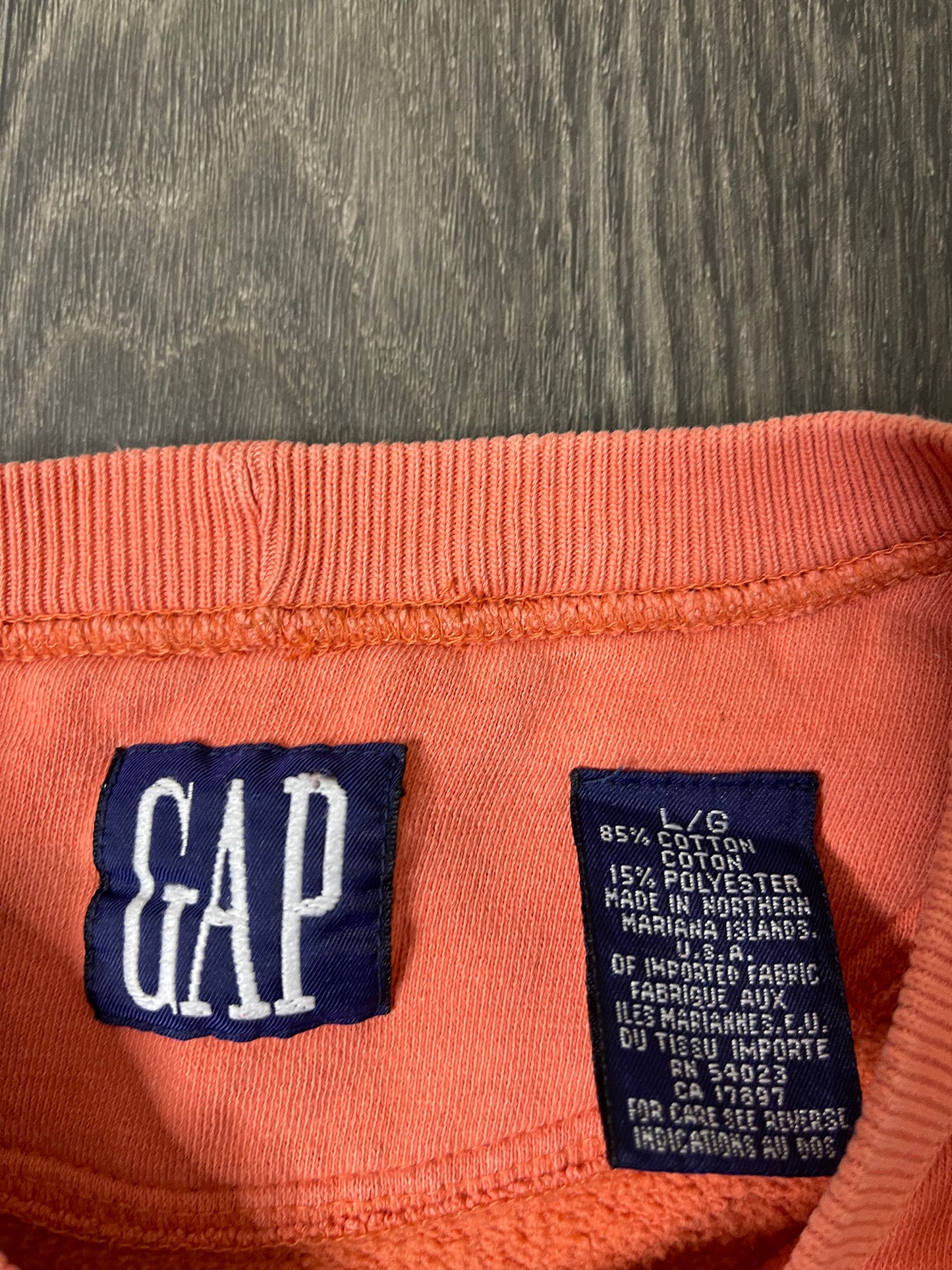 (L) 90S GAP BLANK SWEATSHIRT