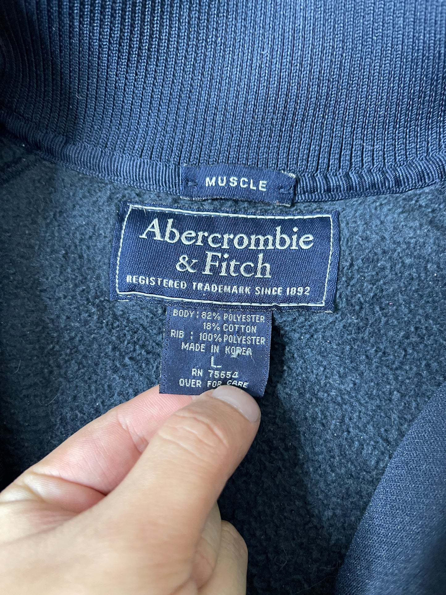 (L) 90S ABERCROMBIE TRACK JACKET