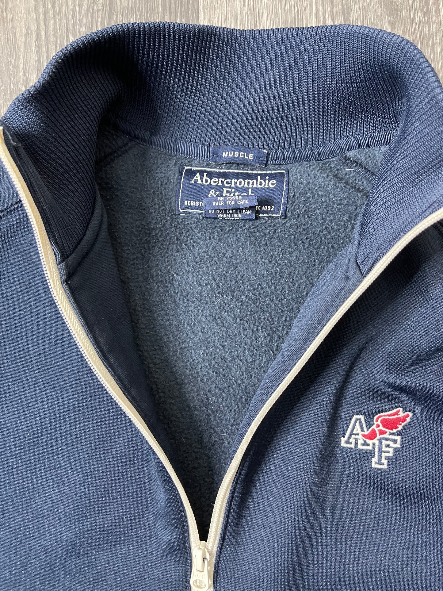 (L) 90S ABERCROMBIE TRACK JACKET