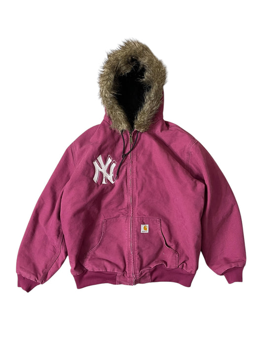 (L/XL) PINK NY CARHARTT JACKET